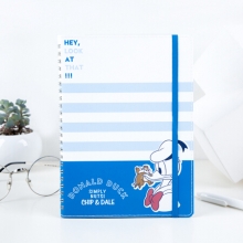 广博(GuangBo) IQT11900 A5线圈本笔记本子迪士尼唐老鸭款 80张单本装蓝色