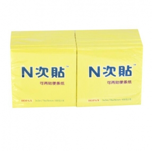 N次贴 可再贴便条纸 31005 E153 黄色 76*76mm