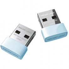 水星MW150US免驱版无线网卡150M蓝USB2.0微小型(个)