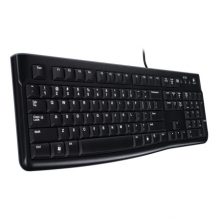 罗技Logitech有线键盘K120(黑色)