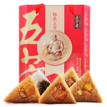 五芳斋 情系五芳粽子礼盒 10粽 10口味 1400g/盒