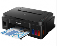 佳能（Canon）G2800 加墨式高容量一体机 彩色喷墨打印 A4幅面 打印速度黑白8.8ipm，彩色5ipm 打印分辨率4800*1200dpi 扫描分辨率600*1200dpi 黑色