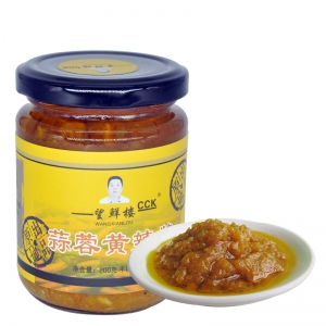 柘城县“望鲜楼”蒜蓉黄辣酱每瓶200克