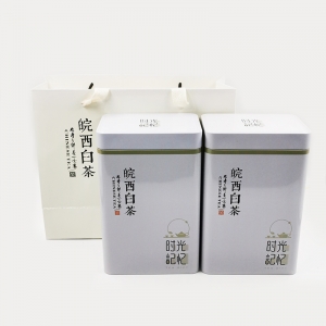 【安徽】【六安市】【金寨县】扶贫产品皖西白茶手提两罐装500g