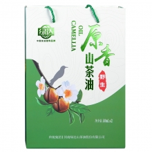 【河南】【信阳市】【新县】扶贫产品绿达野生原香山茶油500毫升x2瓶