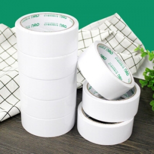 得力（deli）30415 棉纸双面胶带 宽36mm*10y (8卷/筒)