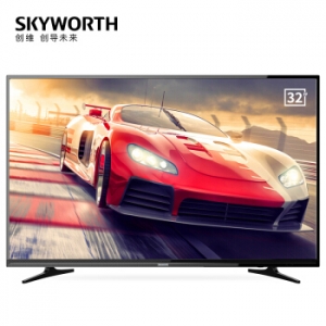 创维（SKYWORTH）32E381S 32英寸蓝光高清 二级能效节能 简约性价比 液晶家用商用电视机