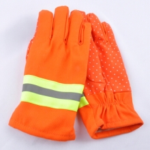 宏兴（Hong Xing） 97式手套阻燃防火隔热手套定做加厚防水透气微型消防站配置 红色手套