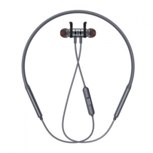 聆耳（LINNER） 颈挂磁吸入耳式 无线蓝牙线控耳机 运动耳机 手机耳机 可通话 超长续航s50 灰色 炫酷黑 持久续航 苹果安卓通用