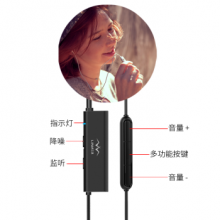 聆耳（LINNER） NC21 Pro 线控式立体声主动降噪耳机/耳麦