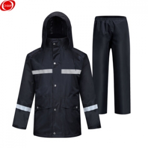 谋福 CNMF 9601 反光雨衣雨裤套装  双层加厚分体雨衣 98式A型 M号