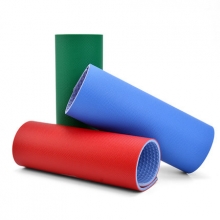 艾力特 乒乓球地胶 专业布纹PVC塑胶运动地板 红布纹4.5mm