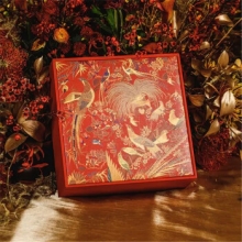 朕的心意故宫月饼礼盒 故宫福盒•百灵(红色) 400g
