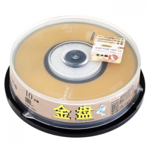 啄木鸟 CD-R 8CM 小盘 24速 210M 3寸小盘 桶装10片 刻录盘