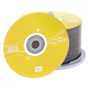 铼德(ARITA) e时代系列 DVD+R 16速4.7G 空白光盘/光碟/刻录盘 50片/桶