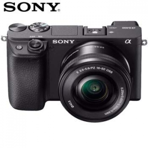 索尼 ILCE-6400/A6400L 微单数码相机 Vlog视频拍摄 黑色A6400L(16-50mm)官方标配