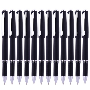 得力(deli) S216 1.0mm中性笔签字笔水笔 办公用品 子弹头黑色 单支