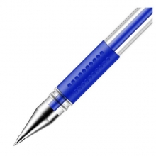 得力 6600 拔盖子弹头中性笔 0.5mm（计价单位：支） 蓝色 (12支/盒)