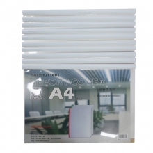 欧标（MATEIST）B2021 抽杆文件夹 A4 22*31cm颜色：白色、规格 ：10mm