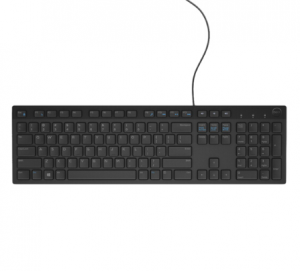 戴尔（DELL）KB216 有线商务办公键盘（黑色） 多媒体键盘(英文)
