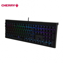 樱桃（Cherry）MX2.0S RGB G80-3821LYAEU-2 机械键盘 有线键盘 RGB灯效 黑色 红轴