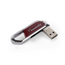旅之星Travelstar金属锁扣U盘名仕MS01高速USB2.0商务加密 64GGB