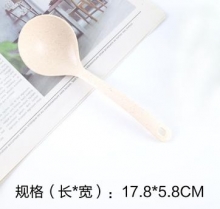 国产 麦秸秆勺子 白 17.8*5.8cm
