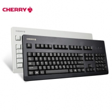 樱桃（Cherry）G80-3000LPCEU-2 有线键盘 全尺寸键盘 经典复古 黑色 黑轴