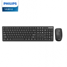 飞利浦 PHILIPS SPT6602BS 键鼠套装 无线键鼠套装 黑色