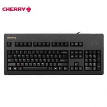 樱桃（Cherry）G80-3000LXCEU-2 有线键盘 全尺寸键盘 经典复古 黑色 茶轴