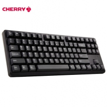 樱桃（CHERRY）G80-3000S TKL G80-3830LSAEU-2 88键有线键盘 无钢板PBT键帽 黑色 青轴