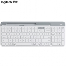 罗技（Logitech） K580 超薄无线蓝牙键盘 芍药白