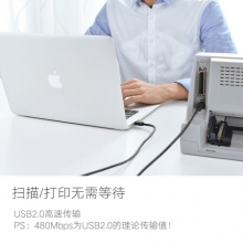 绿联（UGREEN）高速USB打印机数据线 2.0方口连接线AM/BM 适用佳能爱普生惠普打印机 带信号放大器15米 10362