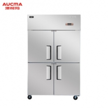 澳柯玛 (AUCMA) 900升 四门全冷冻厨房冰箱 商用冷柜  VF-0.9D4MT-XB