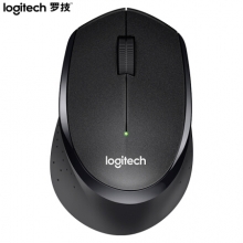 罗技（Logitech）M330 鼠标 无线鼠标 黑色 带无线2.4G接收器
