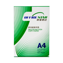 欧菲思达 A4 70G复印纸绿包装 5包/箱 整箱 （计价单位：箱）