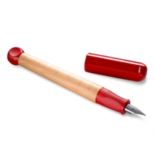 凌美(LAMY)入门练字钢笔 ABC入门练字钢笔 红色墨水笔标准A尖0.8mm