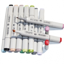 法卡勒（FINECOLOUR）马克笔手绘套装酒精油性双头马克笔彩色笔 一代动漫设计60色