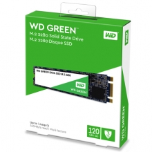 西部数据（WD）120GB SSD固态硬盘 M.2接口(SATA总线) Green系列-SSD日常家用普及版