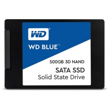 西部数据（WD）500GB SSD固态硬盘 SATA3.0接口 Blue系列-3D进阶高速读写版