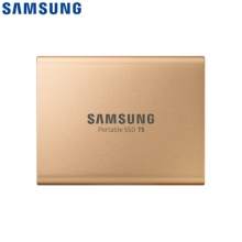 三星(SAMSUNG) 500GB Type-c USB3.1 移动硬盘 固态（PSSD）T5 玫瑰金