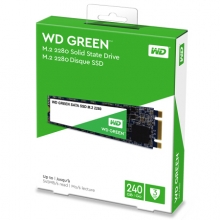 西部数据（WD）240GB SSD固态硬盘 M.2接口(SATA总线) Green系列-SSD日常家用普及版