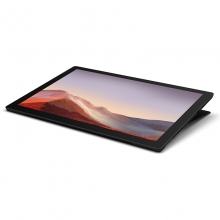 微软 Surface Pro 7 i5/8G/256G/典雅黑主机+黑色键盘 平板电脑