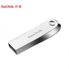 闪迪(SanDisk)256GB USB3.1 U盘CZ74酷奂银色 读速150MB/s 金属外壳