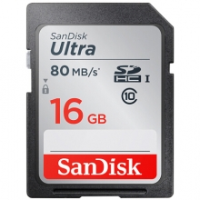 闪迪（SanDisk）16GB SD存储卡 C10 至尊高速版内存卡 读速80MB/s