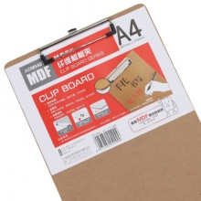 晨光(M&G) ADM94877 原木色纤维板书写板夹 记事夹文件夹 写字垫板 A4 单个装