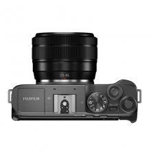 富士（FUJIFILM） X-A7 / 富士XA7 微单相机 套机 （15-45mm镜头 ) 2420万像素 自拍美颜vlog相机 蓝牙WIFI 银/黑色