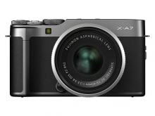 富士（FUJIFILM） X-A7 / 富士XA7 微单相机 套机 （15-45mm镜头 ) 2420万像素 自拍美颜vlog相机 蓝牙WIFI 银/黑色