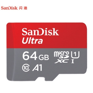 闪迪（SanDisk）64GB TF（MicroSD）存储卡 U1 C10 A1 至尊高速移动版内存卡 读速100MB/s