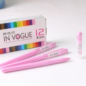 晨光（M&G）文具彩色中性笔 AGP62403新流行中性笔0.38mm水笔可爱创意 粉红色 1支（62403）